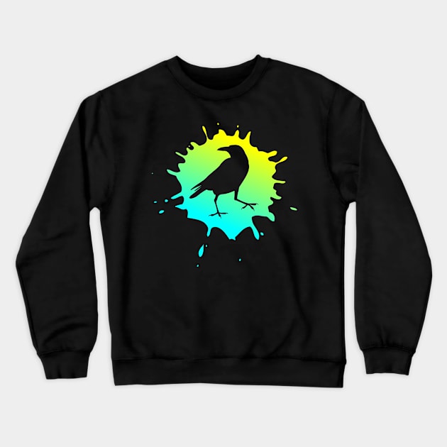 Men or Boys Crow Crewneck Sweatshirt by JKFDesigns